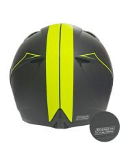 NCR ÇENE AÇILIR KASK SARI SİYAH (ECE BELGELİ)