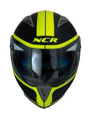 NCR ÇENE AÇILIR KASK SARI SİYAH (ECE BELGELİ)