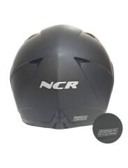 NCR ÇENE AÇILIR KASK MAT SİYAH (ECE BELGELİ)