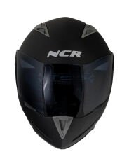 NCR ÇENE AÇILIR KASK MAT SİYAH (ECE BELGELİ)