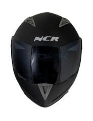 NCR ÇENE AÇILIR KASK MAT SİYAH (ECE BELGELİ)