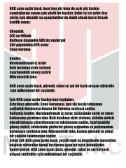 NCR ÇENE AÇILIR KASK MAVİ SİYAH (ECE BELGELİ)