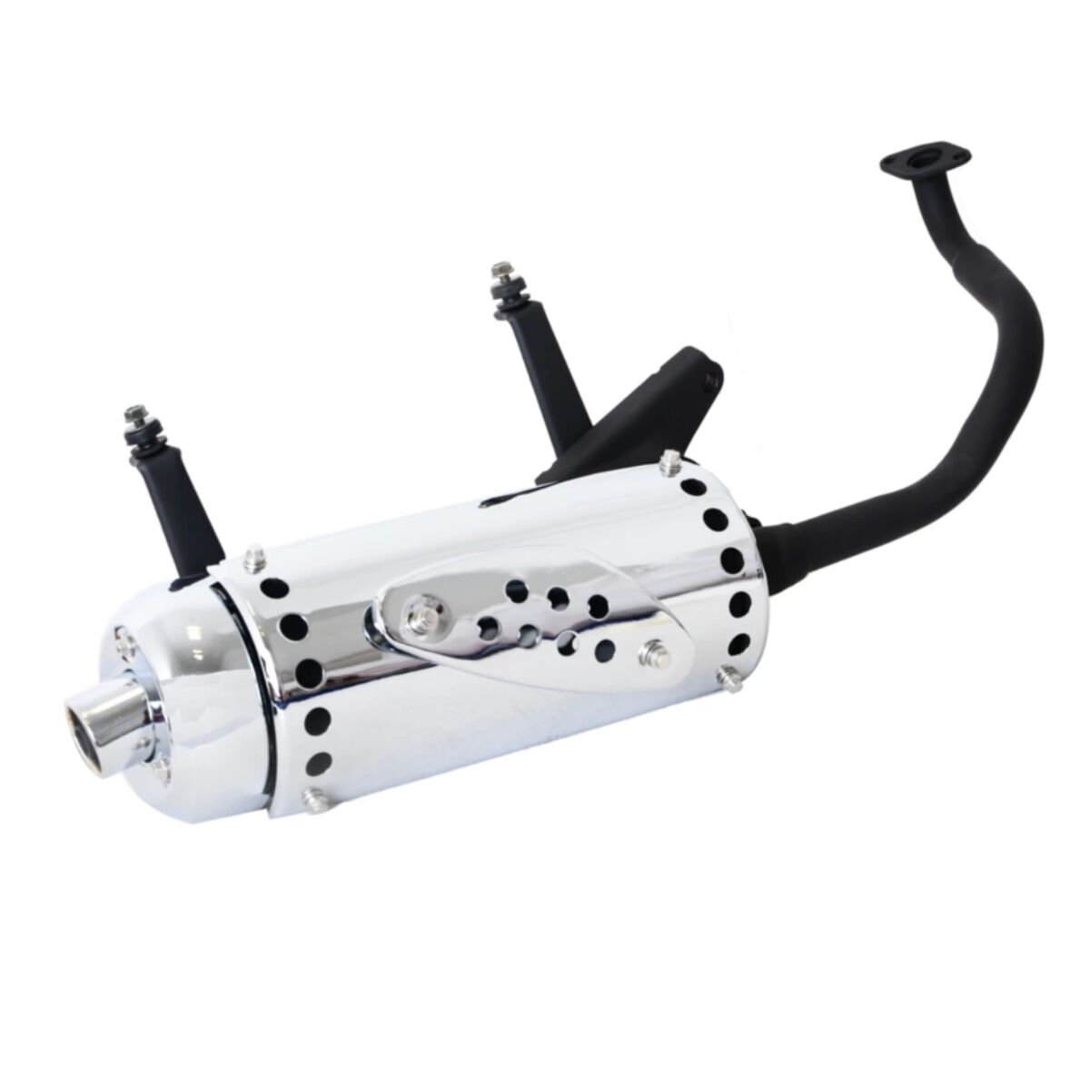 MONDİAL MT125 UYUMLU EGZOZ KOMPLE