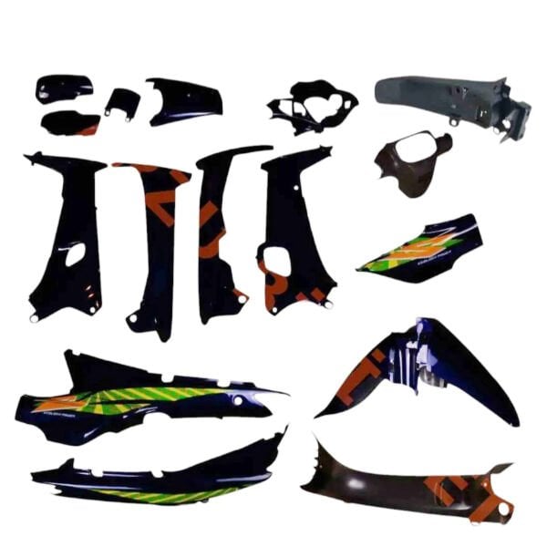 CUB [KALİPSO-ÇELİK] UYUMLU KAPORTA SETİ SİYAH (Far-Stop Hariç)