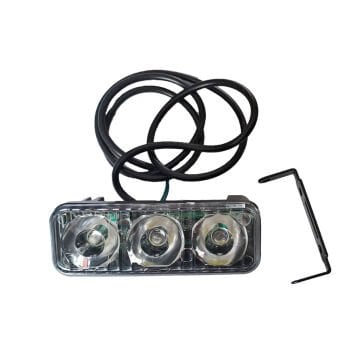 ÇAKARLI KARE LED (ÜÇLÜ BEYAZ)