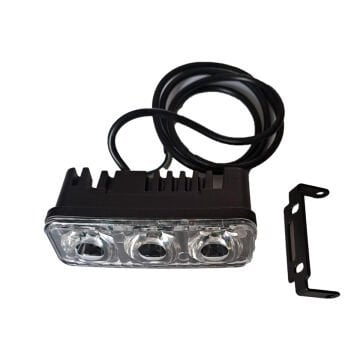 ÇAKARLI KARE LED (ÜÇLÜ KIRMIZI)